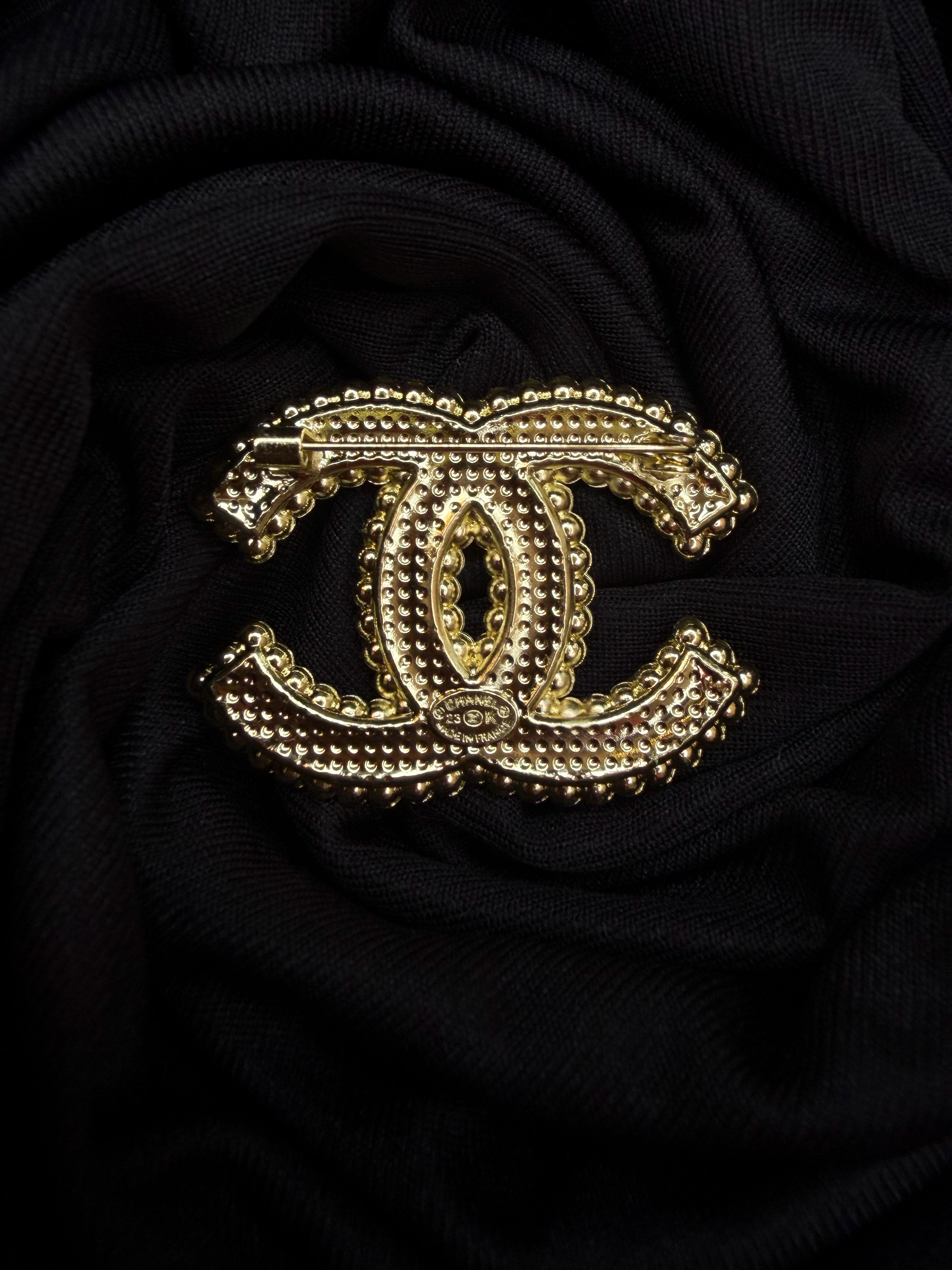 Upcycled CC Brooch