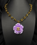 Knotted Flower Necklace