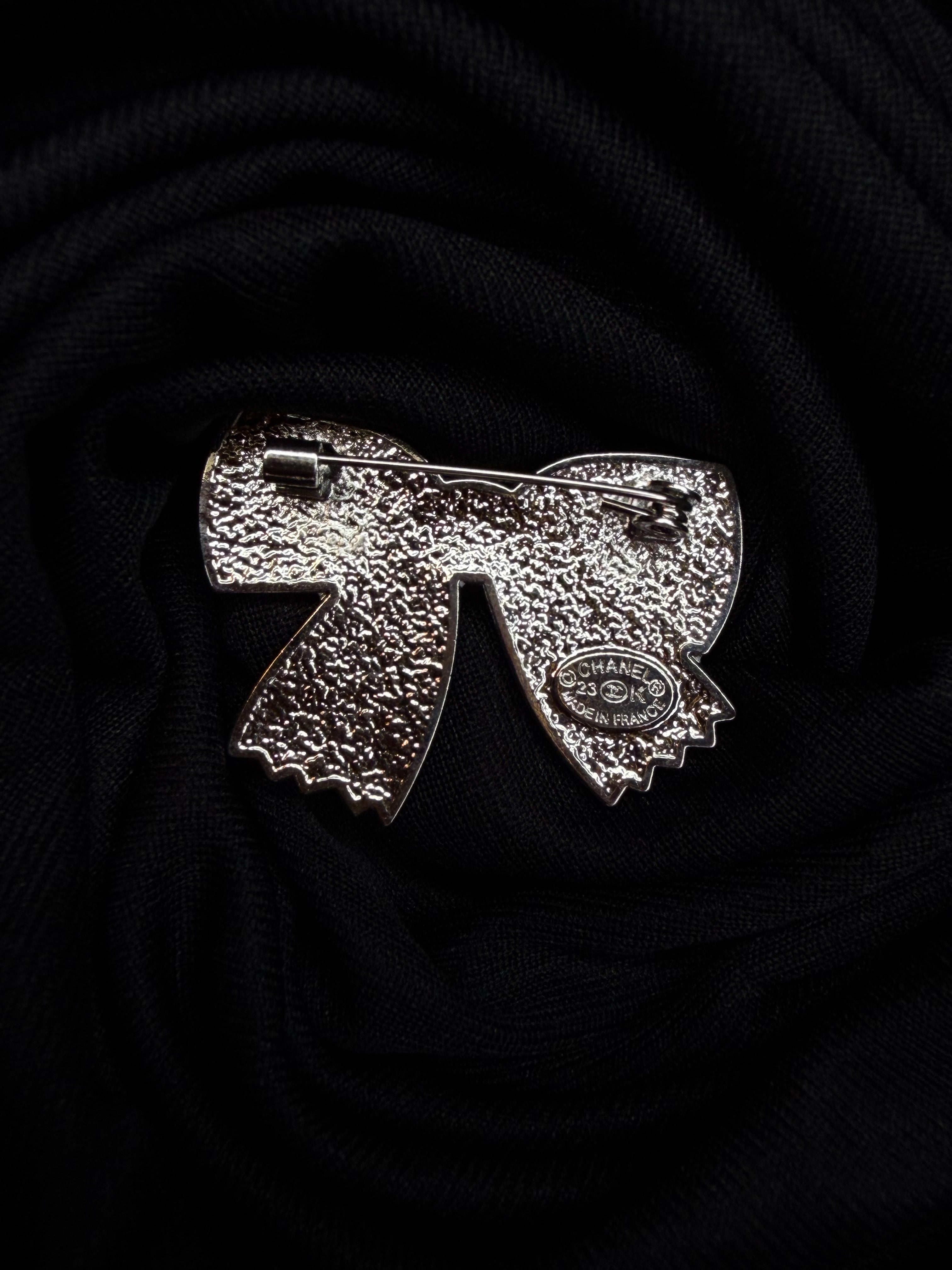 CC Bow Brooch