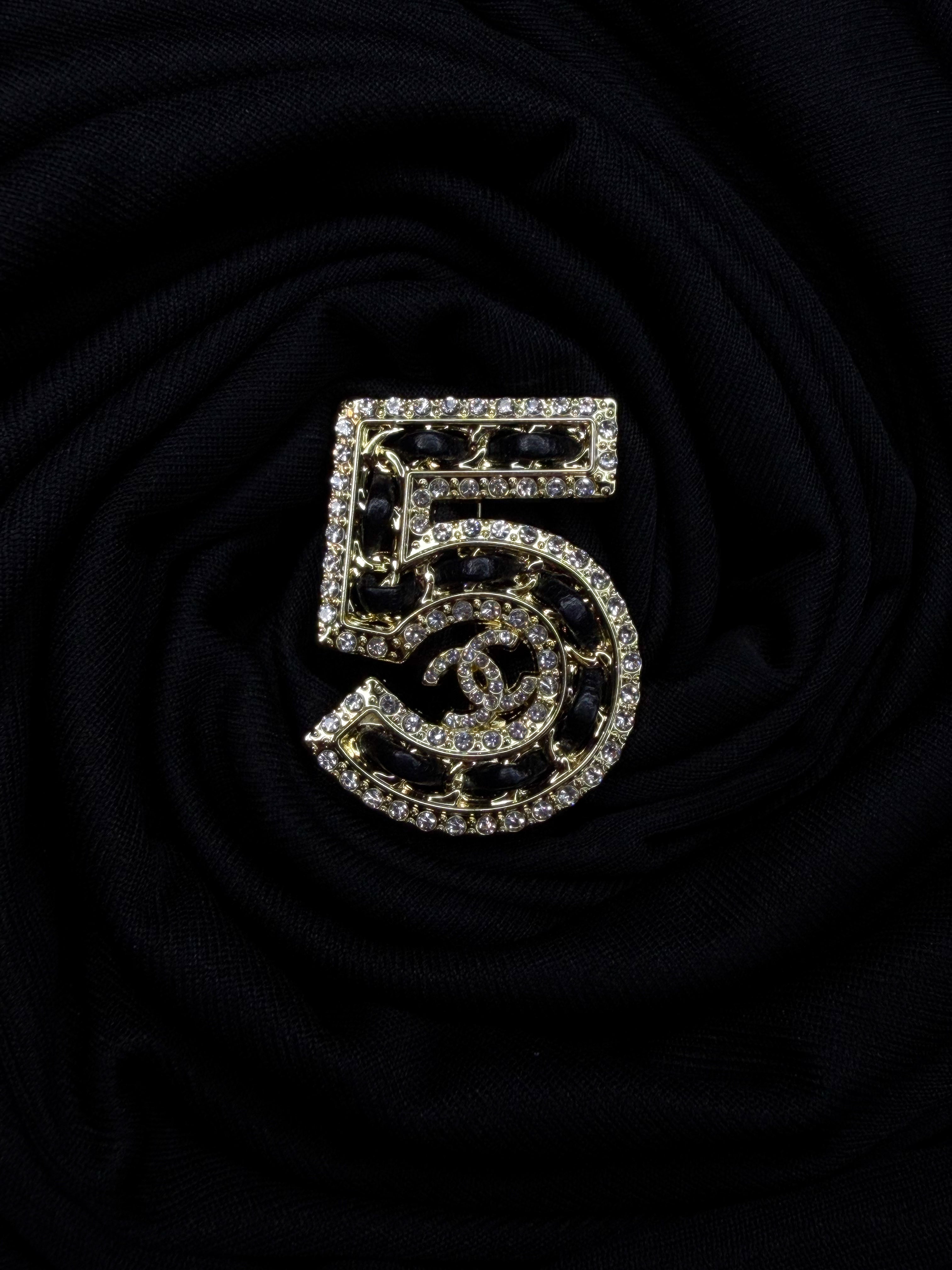 No 5 Brooch