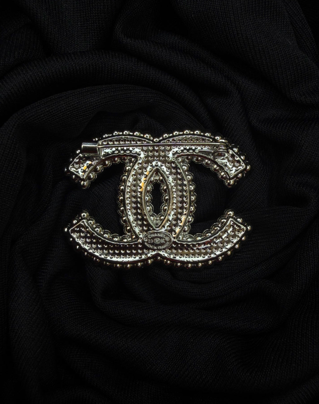 Upcycled CC Brooch