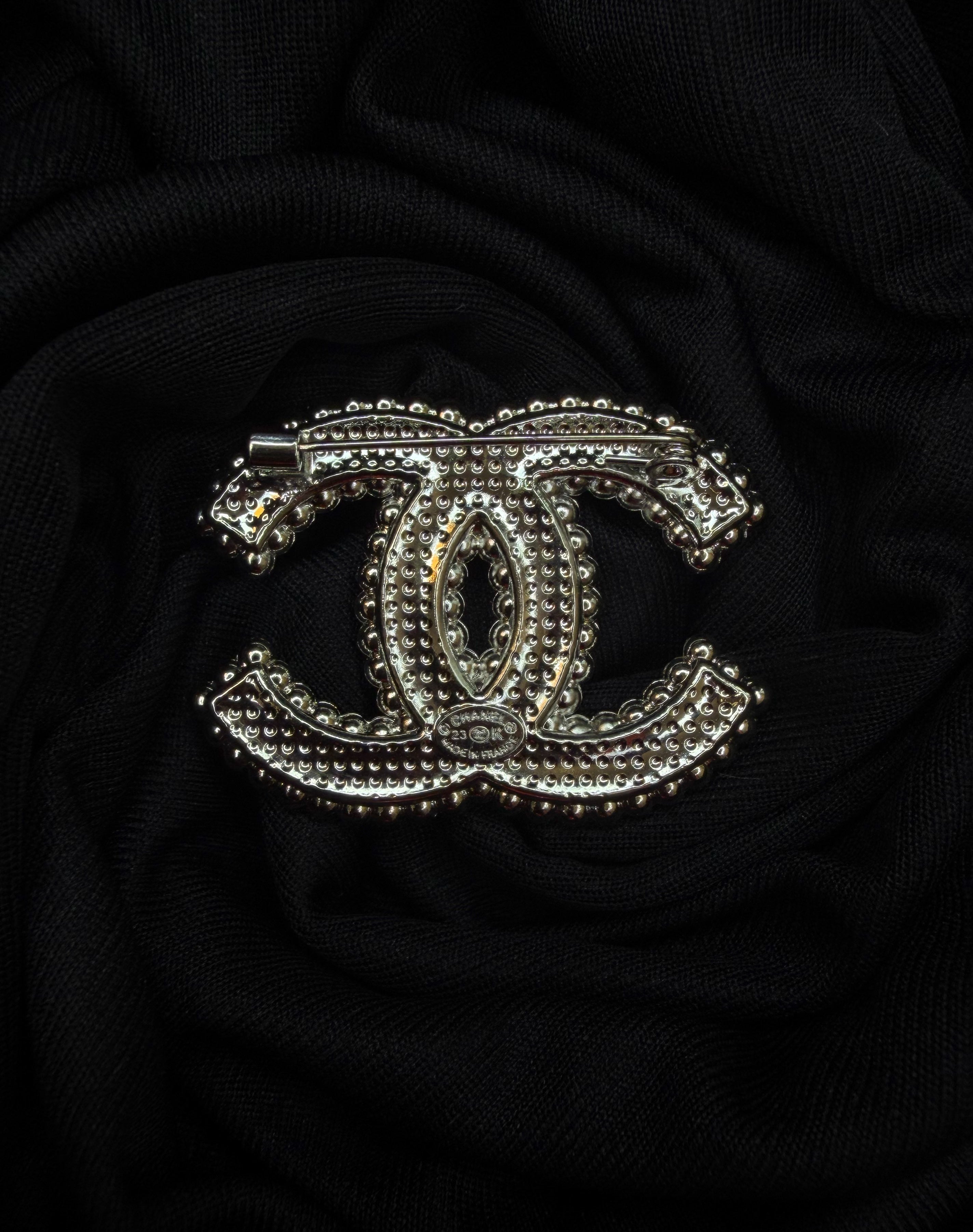 Upcycled CC Brooch