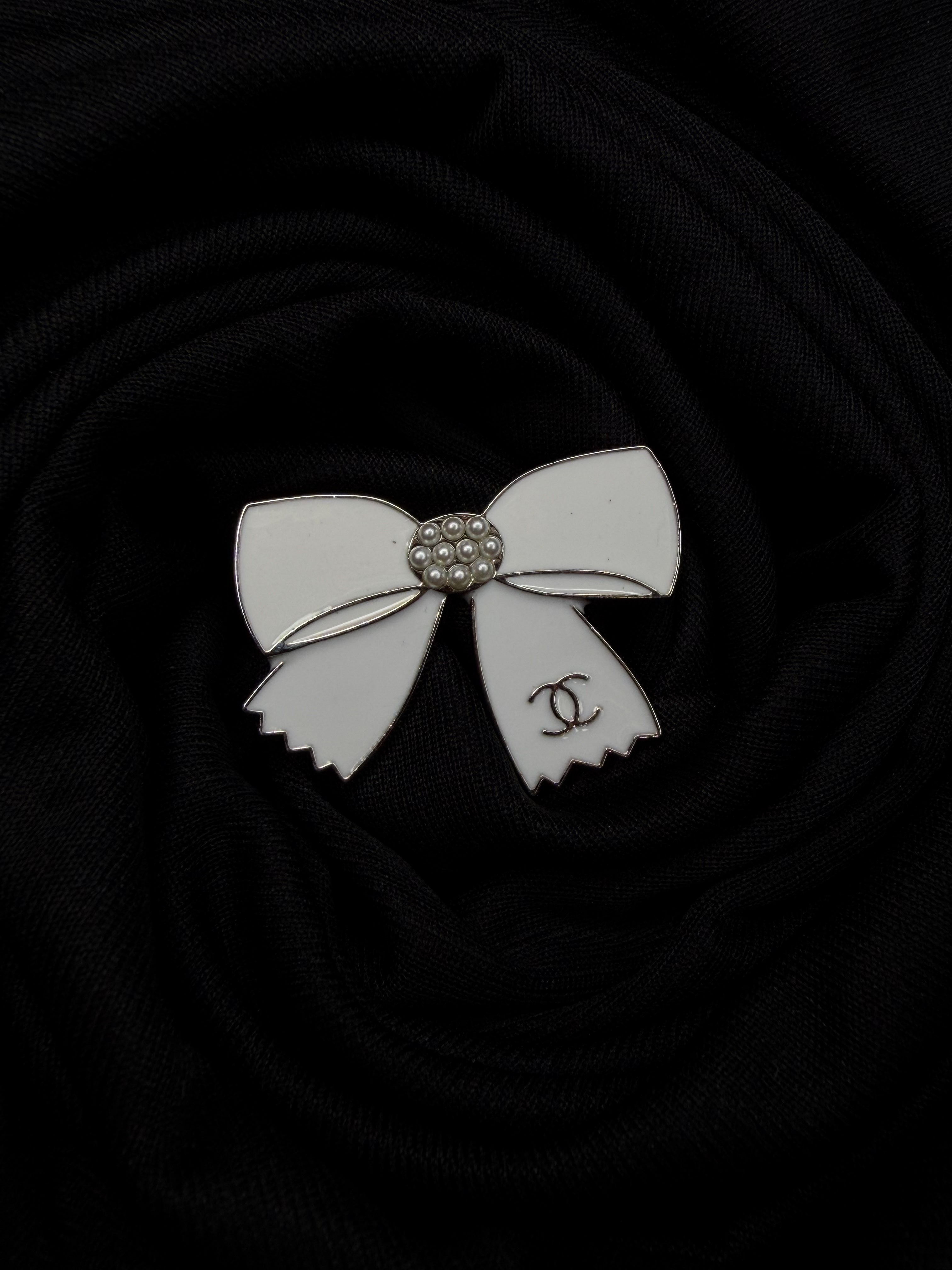 CC Bow Brooch