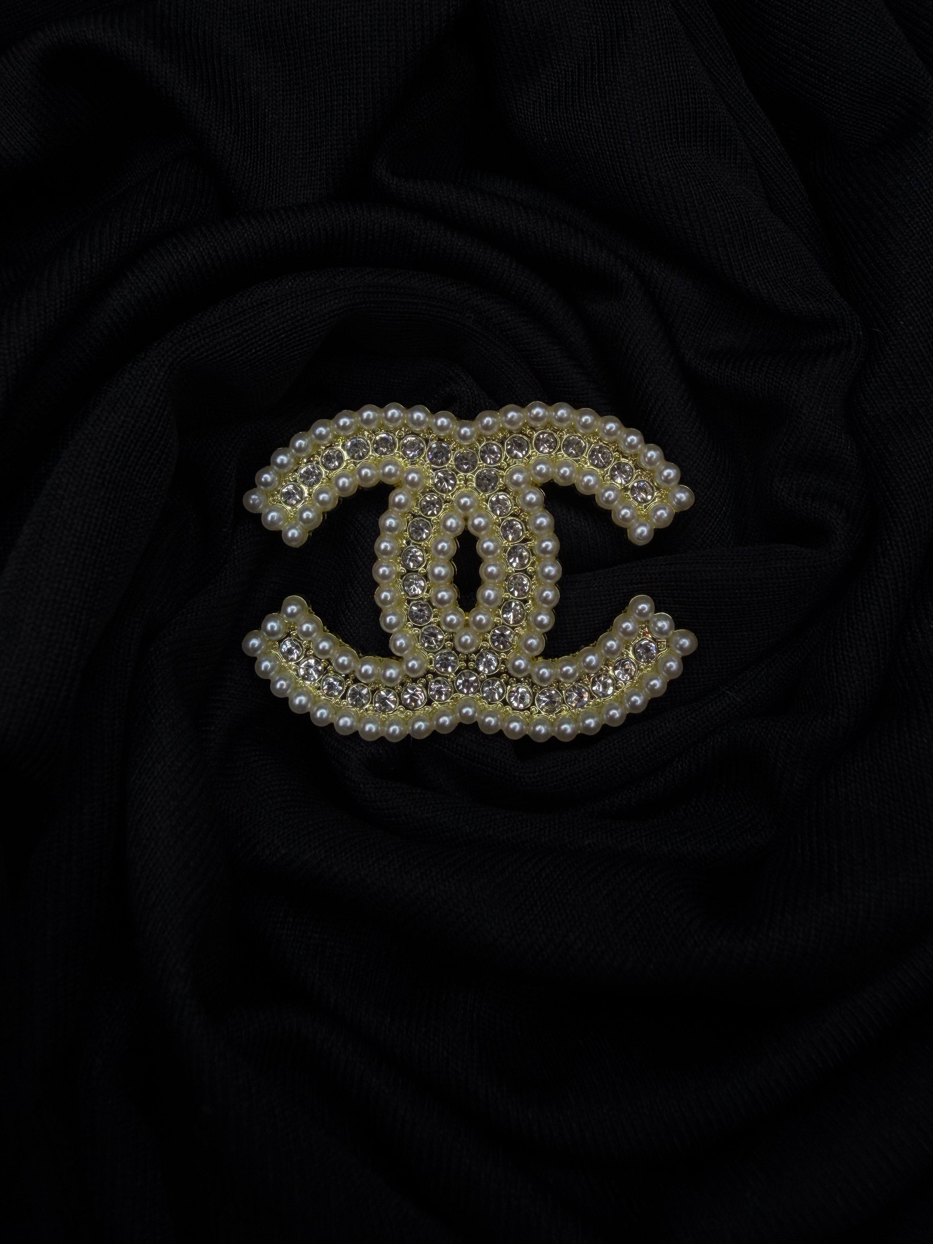 Upcycled CC Brooch