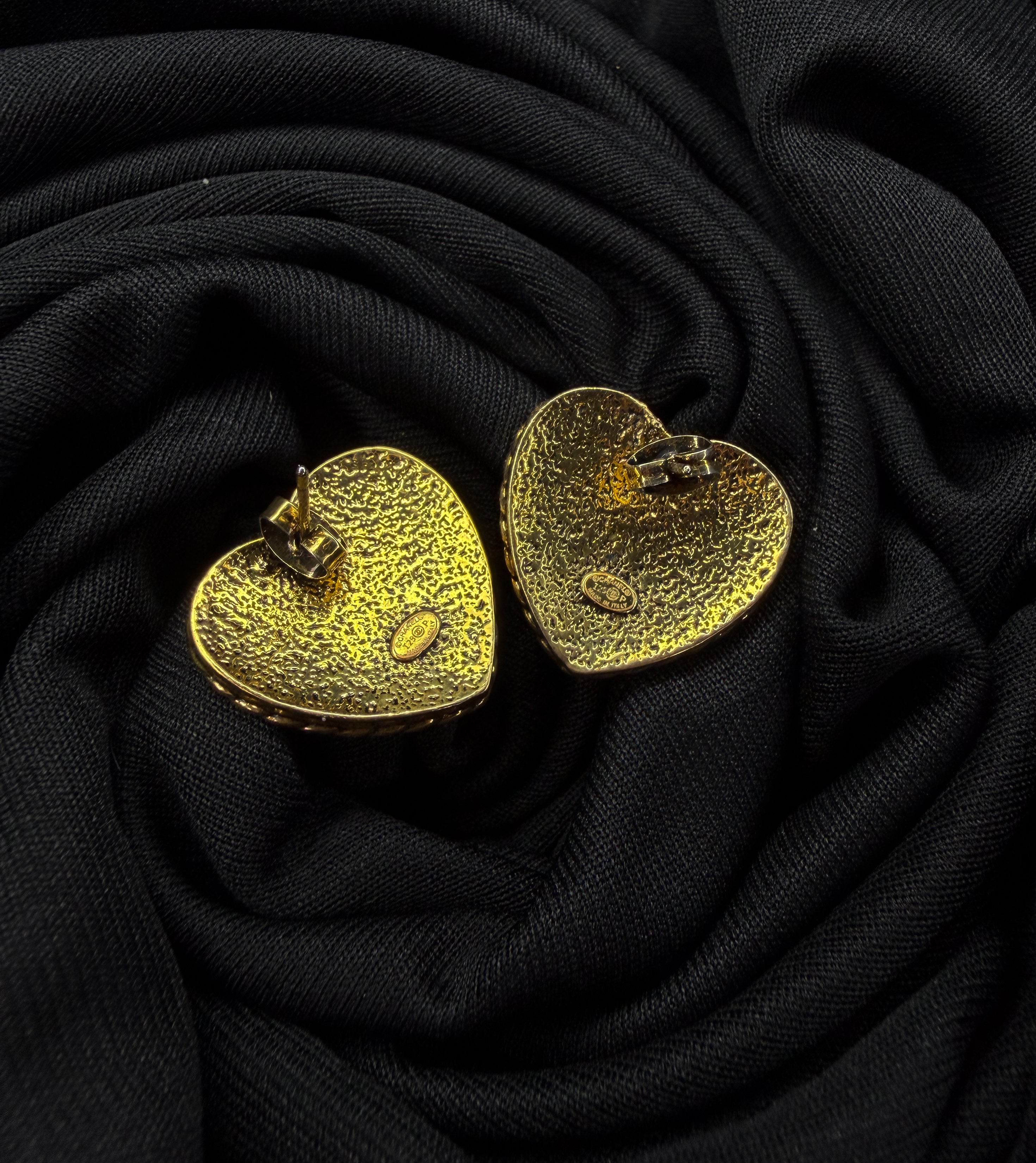 Vintage Heart Earrings
