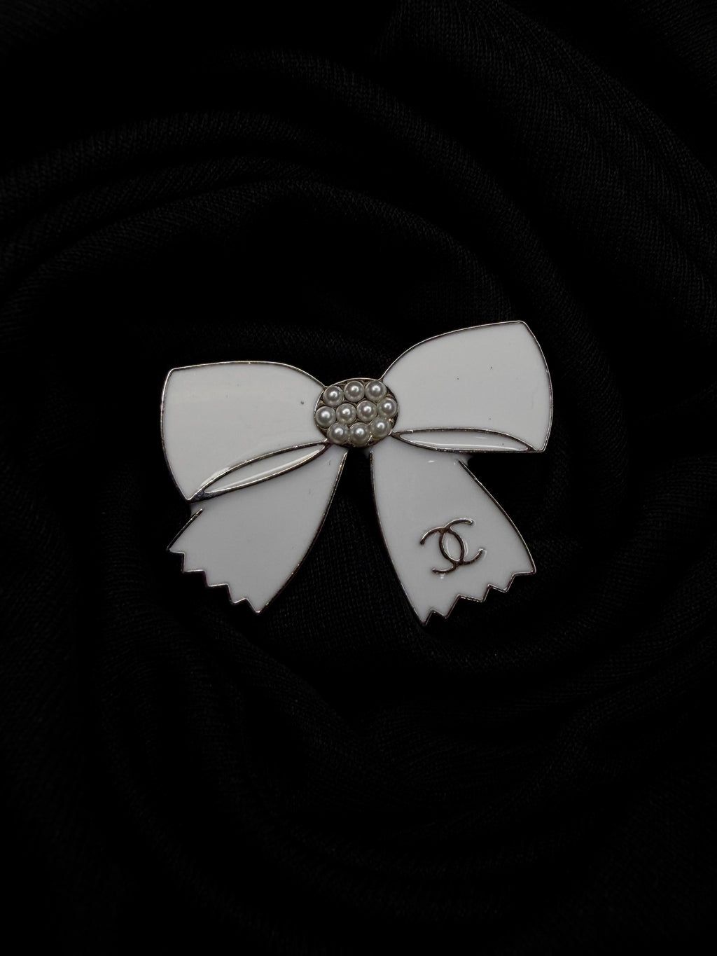 CC Bow Brooch