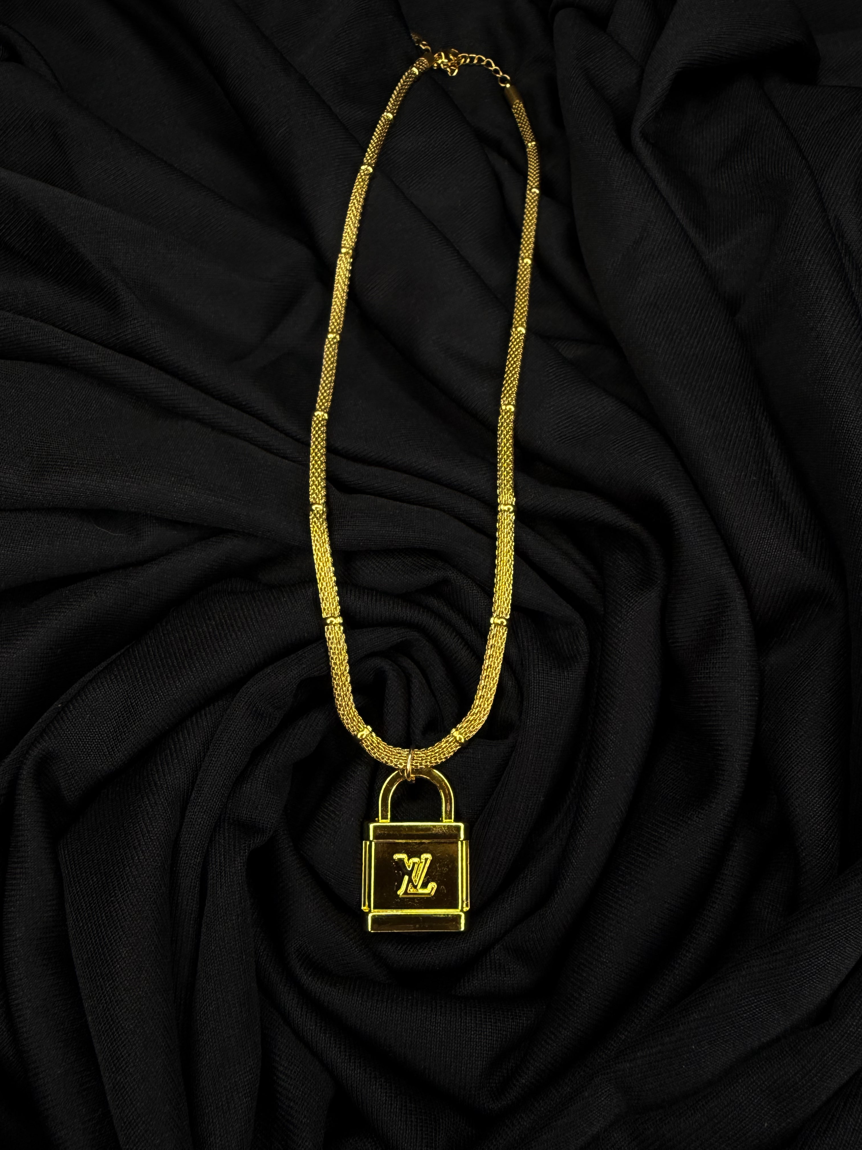 LV Lock Necklace