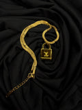 LV Lock Necklace